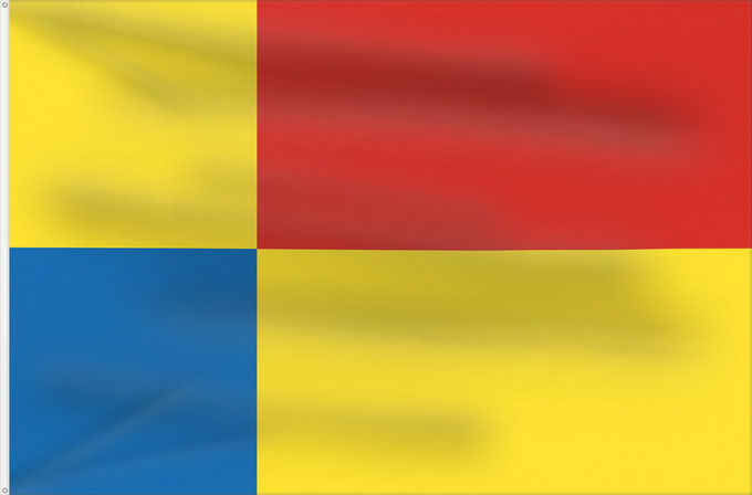 Drapeau, avec deux œillets métalliques et guindant renforcé : Kosicky vlajka Košice Region Région de Košice Región de Košice Košice (Region)