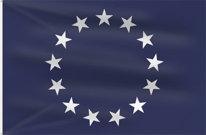 Bandera, con dos ojales metálicos y lado del asta reforzado: United States Foreign Service Officer	Flag of a United States Foreign Service Officer	The official flag for an officer of the United States Foreign Service