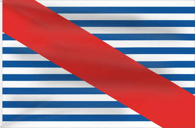 Flag, with two metal eyelets and reinforced hoist: Canelones Department Department of Canelones, Uruguay département de Canelones Departamento de Canelones, Uruguay Canelones (Departamento) Dipartimento di Canelones