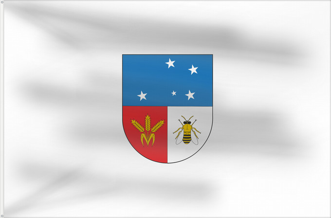 Drapeau, avec deux œillets métalliques et guindant renforcé : Colonia Department Colonia département de Colonia