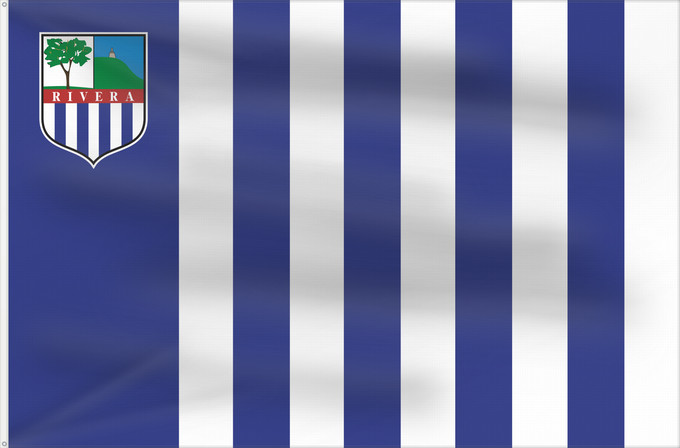 Drapeau, avec deux œillets métalliques et guindant renforcé : Rivera Department	Rivera