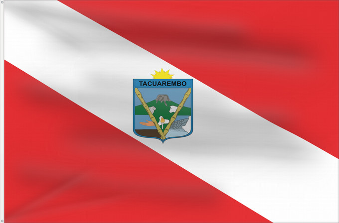 Flag, with two metal eyelets and reinforced hoist: Tacuarembó