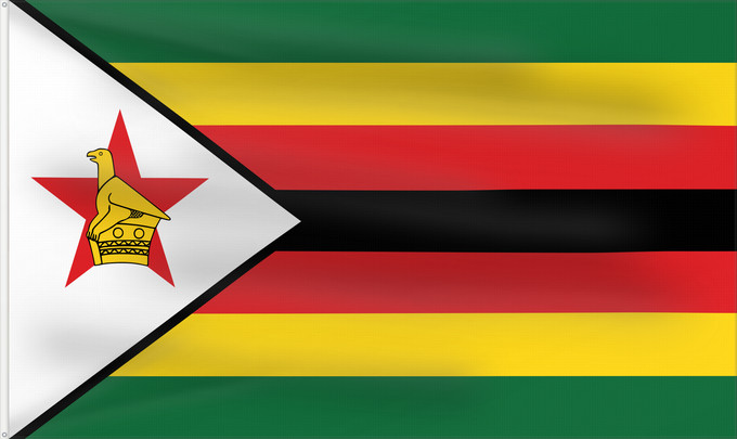 Flag, with two metal eyelets and reinforced hoist: Zimbabwe Zimbabue Simbabwe Zimbawe Zimbabwes Zimbabvo Mbendera ya Zimbabwe Zimbabveja Mureza weZimbabwe Folaga ye Zimbabwe Folaga la Zimbabwe Folaga la Zimbagwe