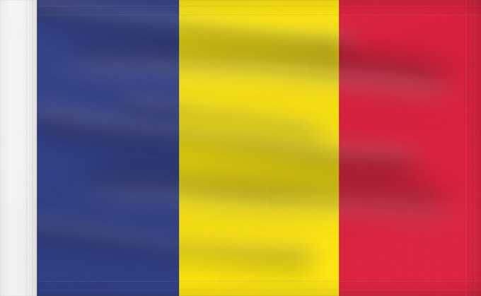 Bandera, con lado del asta reforzado: Andorra  civil	Andorra - civil version	Andorre	Andorra
