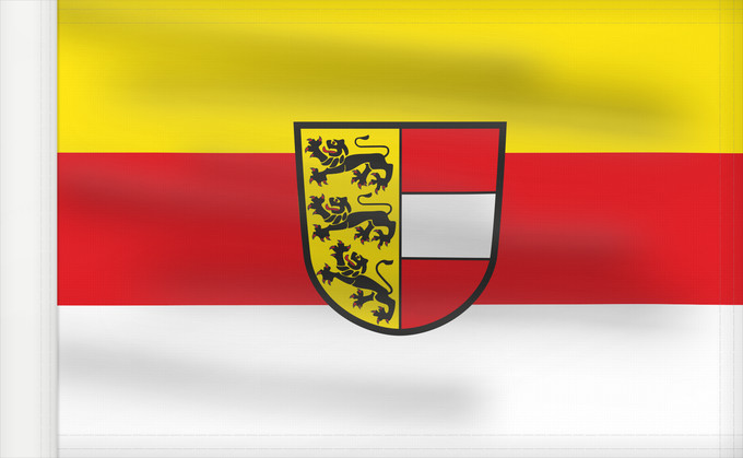 Bandera, con lado del asta reforzado: Carinthia Carinthia (state) Kärnten Carintia