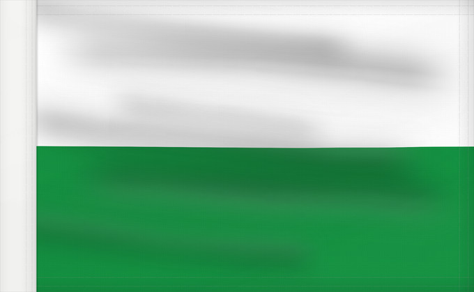 Flag, with reinforced hoist: Styria	White-green. Colours of the state of Styria	Styrie	Estiria	Weiß-grün. Landesfarben der Steiermark	Stiria