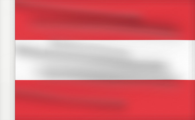 Drapeau, avec guindant renforcé : Austria	Austria with the red in the Austrian national colours which was official ordered within the Austrian Armed Forces  Bundesheer  in the characteristic  Pantone 032 C”  since May 2018 the Red is ordered in the characteristic  Pantone 186 C”	L Autrich