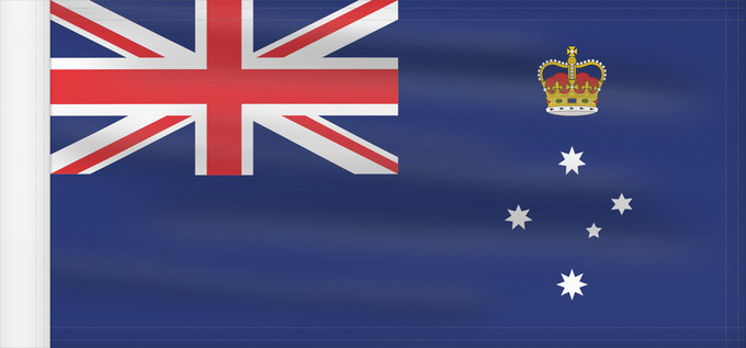 Drapeau, avec guindant renforcé : Victoria