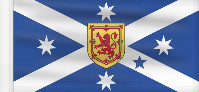 Drapeau, avec guindant renforcé : Australian Scottish-heritage	Scottish Australian