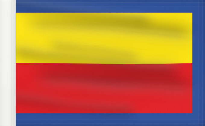 Drapeau, avec guindant renforcé : Huy	Belgian commune of Huy  Hoei