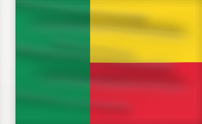 Flag, with reinforced hoist: Benin Bénin Benín Benins علم بنين Banniel Benin Σημαία του Μπενίν Benino Beningo bandera پرچم بنین Beninin Fon Benɛɛtò sín asya Okoloto ndi Benin Benina Raaya bu Bene Àsìá ilẹ́ Bẹ̀nẹ̀