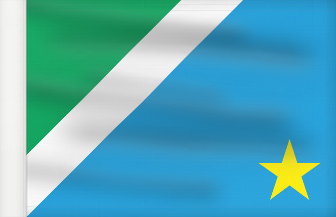 Flagge, mit verstärktem Besatzband: Mato Grosso do Sul Mato Grosso do Sul, Brazil Mato Grosso del Sur