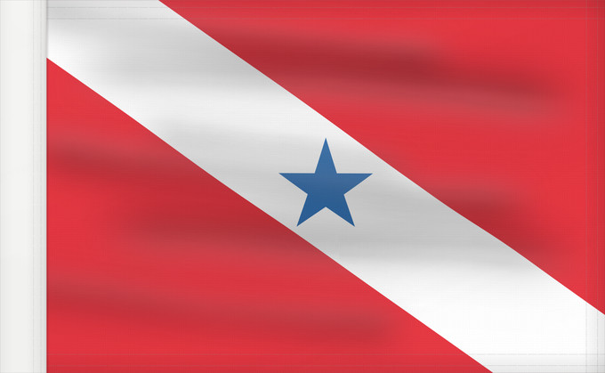 Drapeau, avec guindant renforcé : Pará