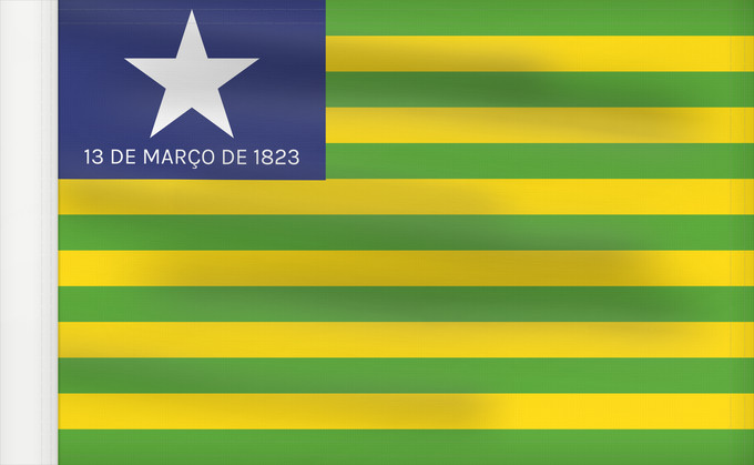 Flag, with reinforced hoist: Piauí
