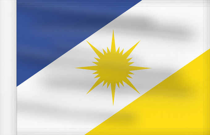 Bandera, con lado del asta reforzado: Tocantins	State of Tocantins, Brazil	Estado do Tocantins, Brasil