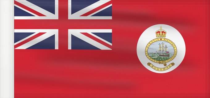 Drapeau, avec guindant renforcé : Bahamas Red Ensign