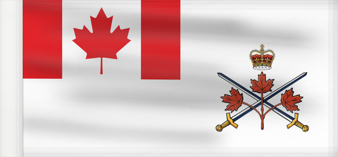 Drapeau, avec guindant renforcé : Canadian Army (2013–2016)