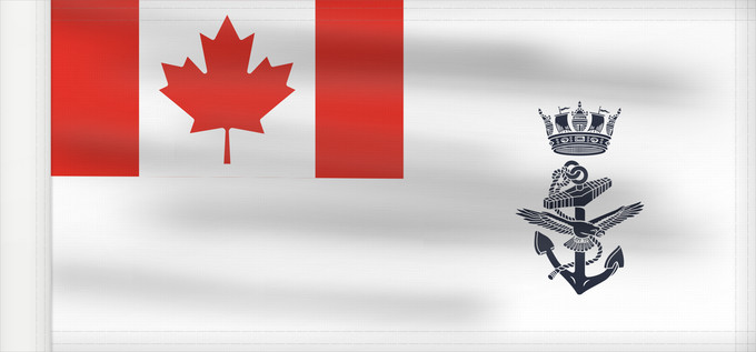 Drapeau, avec guindant renforcé : Naval Jack of Canada