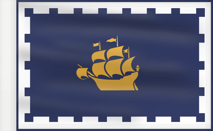 Drapeau, avec guindant renforcé : Quebec City Ville de Québec Ciudad de Quebec Québec (Stadt) Città di Quebec Quebec City, Quebec, Canada