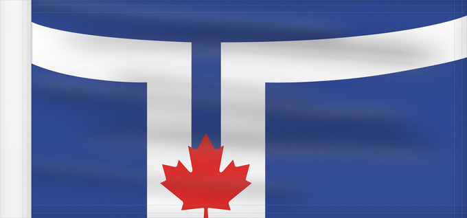 Drapeau, avec guindant renforcé : Toronto	Toronto, Ontario