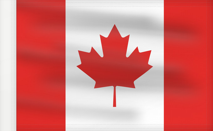 Flag, with reinforced hoist: Canada Canadá Kanada