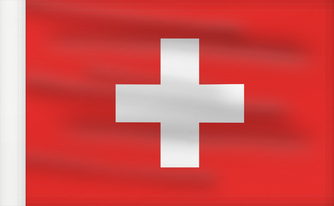 Drapeau, avec guindant renforcé : Civil Ensign of Switzerland Switzerland at sea Pavillon naval de la Suisse Suiza (paisaje) Schweizer Flagge zur See Svizzera (paesaggio)