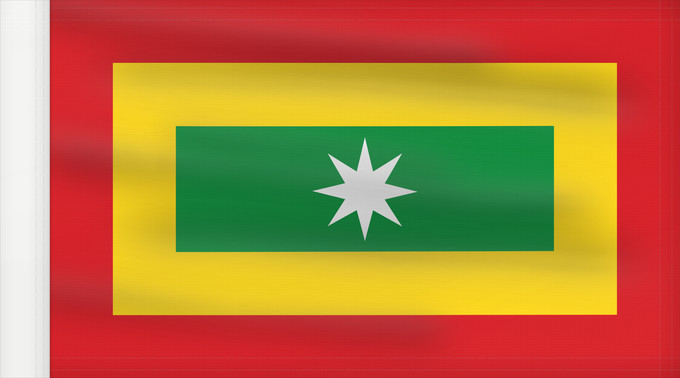 Drapeau, avec guindant renforcé : Barranquilla Barranquilla, Colombia