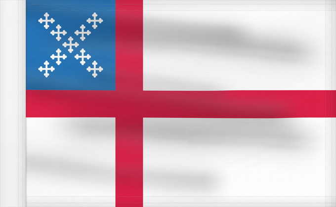 Flagge, mit verstärktem Besatzband: US Episcopal Church	Episcopal Church in the United States of America	L Église épiscopale des États-Unis d Amérique	Iglesia episcopal en los Estados Unidos de América	Episkopalkirche der Vereinigten Staaten von Amerika	Chiesa episcopale negli Stati Uniti d