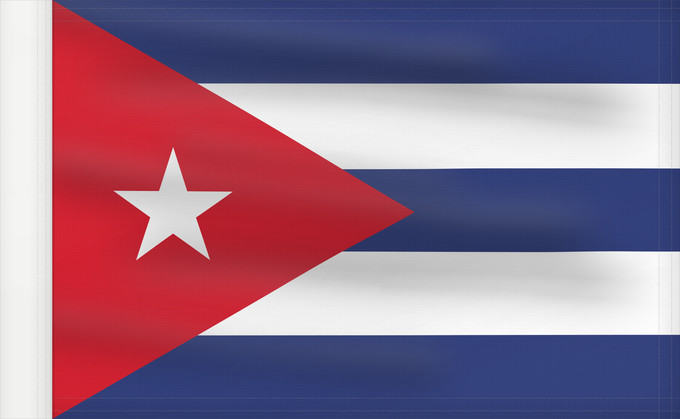 Flag, with reinforced hoist: Cuba Kuba علم كوبا Banniel Cuba Kubo پرچم کوبا Kiba Флаг Кубы Kube Kubas Прапор Куби Quốc kỳ Cuba 古巴国旗