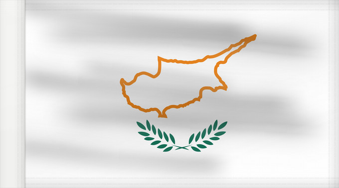 Flag, with reinforced hoist: Cyprus 1960 A flag of Cyprus in 1960 Chypre (1960) Chipre (1960) Zypern (1960) Cipro (1960) Chipre em 1960