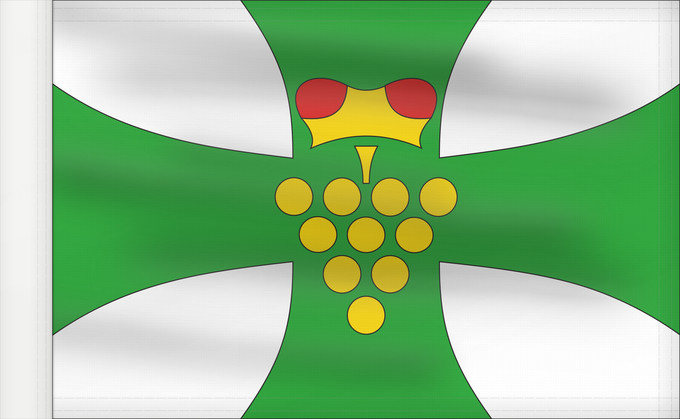 Flag, with reinforced hoist: Domanin HO CZ Municipal flag of Domanín village Domanín, okres Hodonín