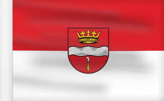 Bandera, con lado del asta reforzado: Winterbach (Region Stuttgart)