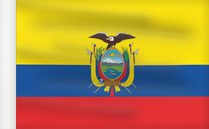 Drapeau, avec guindant renforcé : Ecuador	L Équateur	Equador	Ikwadur wiphala	Ekvadora	L Ecuador	Ecuadors	Ekvadoro	Ekuadorko bandera	Ecuadorin	Ekwatè	Pāmitl Ecuador	Ikwadur unancha	Флаг Эквадора	Прапор Еквадору