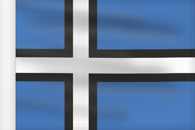 Bandiera, con lato dell'asta rinforzato: Estonian alternative flag proposal	Proposal for a new Estonian flag including the Nordic Cross