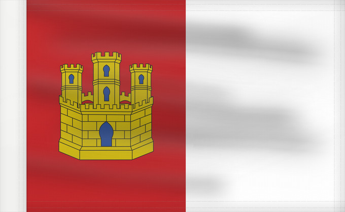 Drapeau, avec guindant renforcé : Castile-La Mancha Castile-La Mancha Castilla-La Mancha Castilla-La Mancha