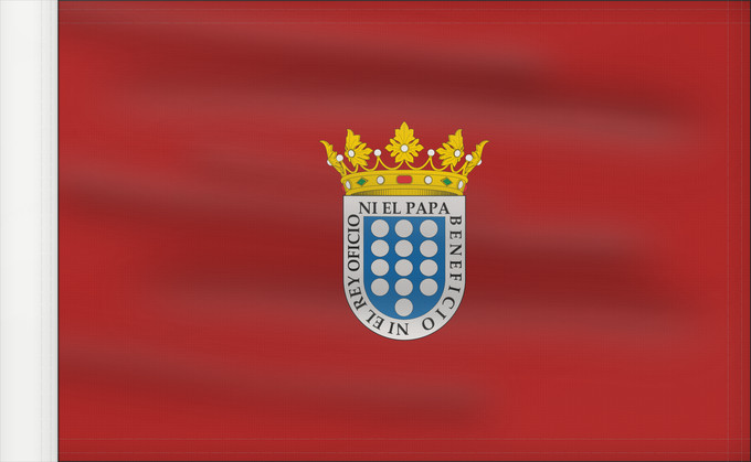 Drapeau, avec guindant renforcé : Medina del Campo  Valladolid	Medina del Campo, in Valladolid  Spain	Medina del Campo	Medina del Campo, en Valladolid  España