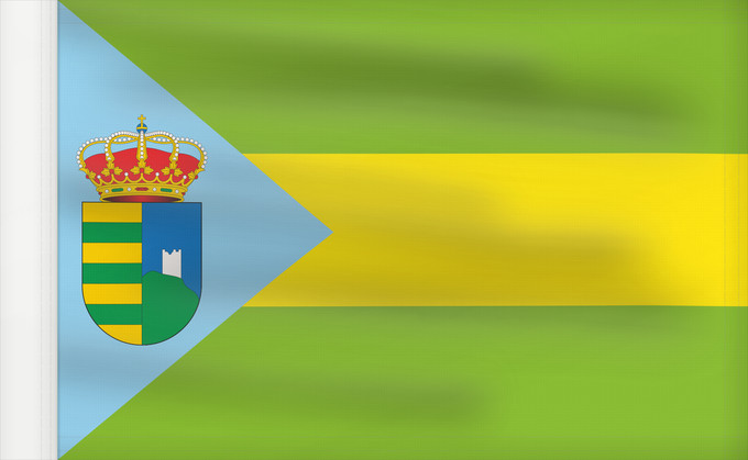 Bandera, con lado del asta reforzado: Pruna Sevilla Pruna, Seville, Spain Pruna Pruna, Sevilla, España