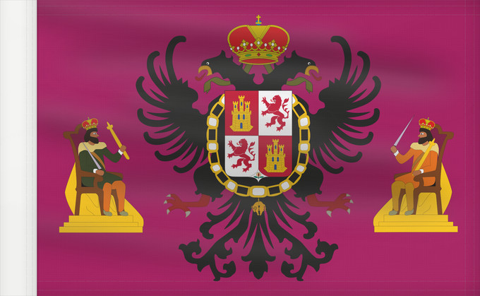 Bandera, con lado del asta reforzado: Toledo	Tolède
