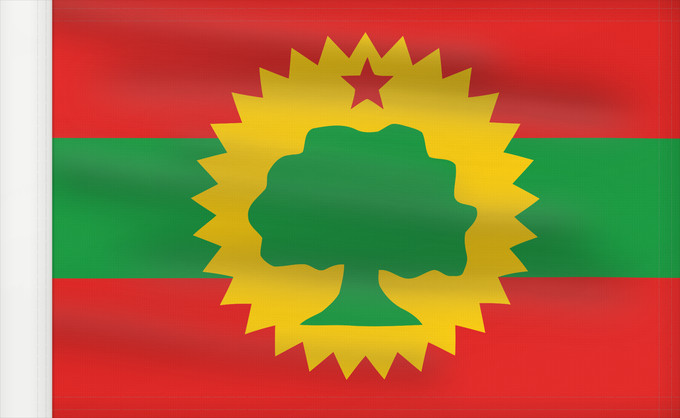 Drapeau, avec guindant renforcé : Et olf