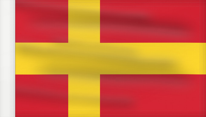 Flag, with reinforced hoist: Swedish-speaking Finns	An unofficial flag of the Swedish-speaking minority of Finns