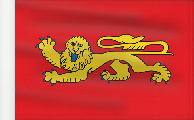 Bandera, con lado del asta reforzado: Aquitaine	Regional flag of the french province Aquitaine	Région Aquitaine en France	Aquitania  región francesa	Aquitanien	Aquitania