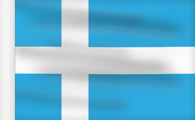Flagge, mit verstärktem Besatzband: Calais	Calais, France