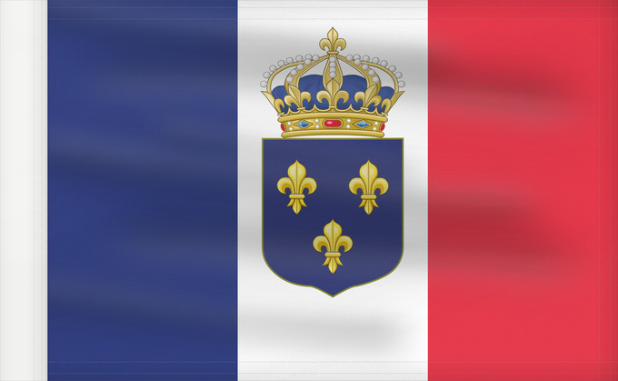 Flag, with reinforced hoist: Constitutional Royal France A proposed flag of France