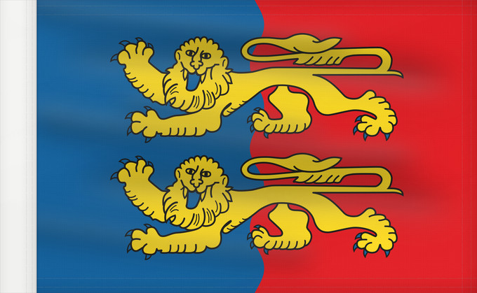 Flag, with reinforced hoist: Non-officiel fr département Manche Manche Non-officiel du département de la Manche Manche (no oficial) Manche (inoffiziell) Manche (non ufficiale) Banniel anofisiel departamant ar Manche