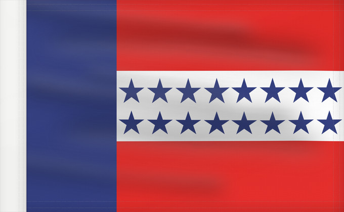 Flag, with reinforced hoist: Tuamotu Islands