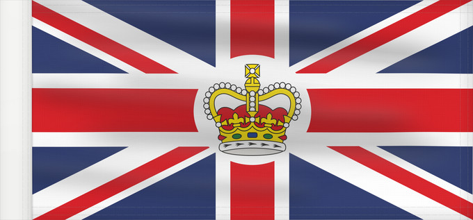 Flag, with reinforced hoist: British Consular Ensign