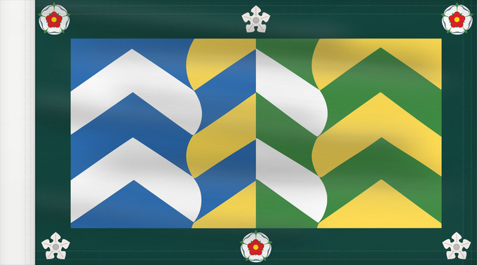 Flag, with reinforced hoist: Cumbria