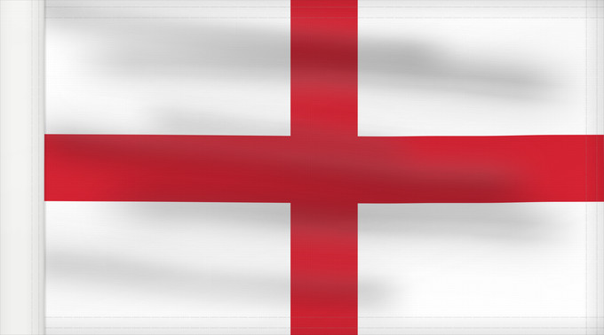 Bandera, con lado del asta reforzado: England Inglaterra Inghilterra