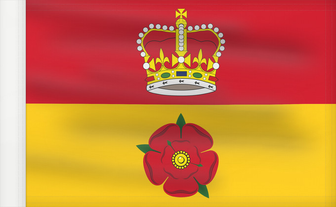 Bandera, con lado del asta reforzado: Hampshire	Hampshire County Council