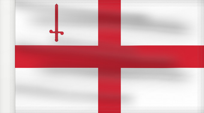 Flag, with reinforced hoist: City of London	City of London  the  Square Mile	Londres	London	Флаг Лондонского Сити